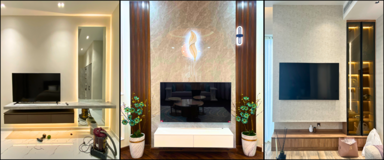 Media walls and TV units by Al Malek Carpentry in Ras Al Khaimah